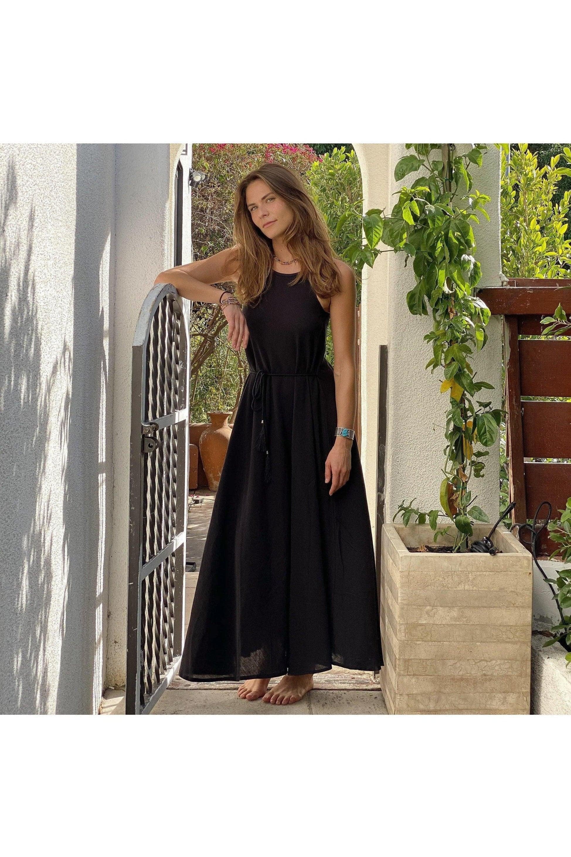 Callie Maxi Dress | Black - SwagglyLife Home & Fashion