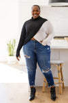 Can't Touch This Sparkle Color Blocked Sweater - SwagglyLife Home & Fashion
