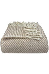 Chunky Camel Stripe Alpaca Throw - SwagglyLife Home & Fashion