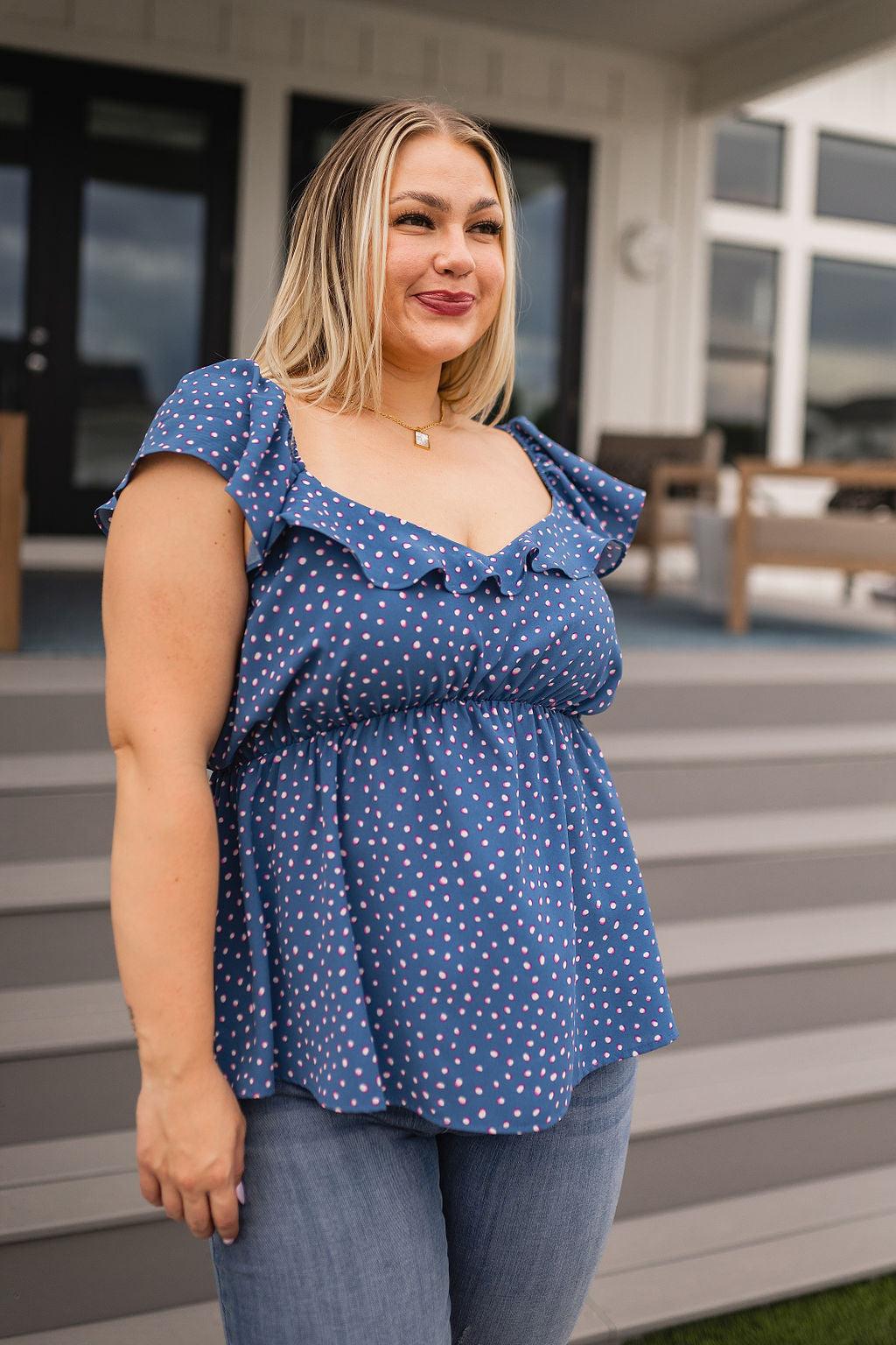 Connect the Dots Peplum Blouse - SwagglyLife Home & Fashion