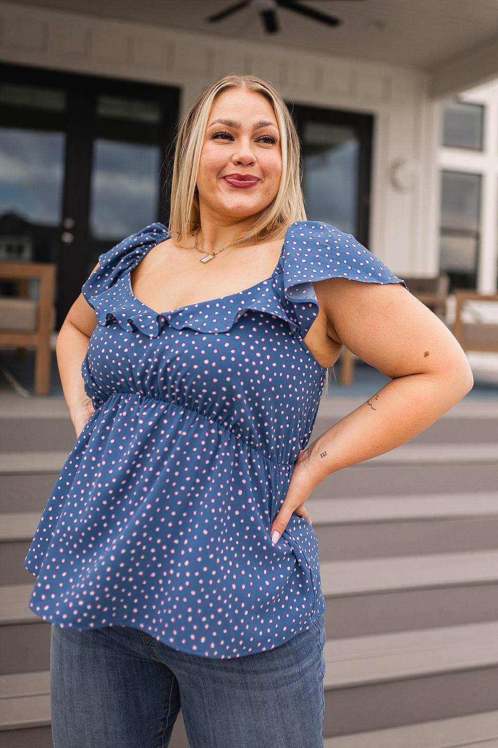 Connect the Dots Peplum Blouse - SwagglyLife Home & Fashion