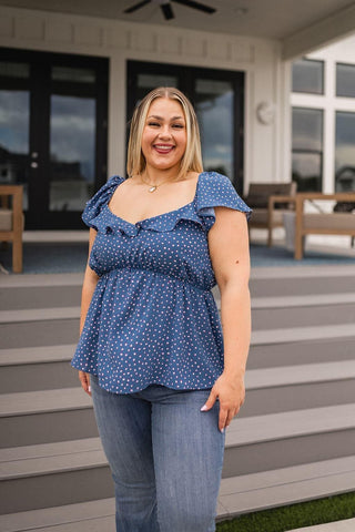 Connect the Dots Peplum Blouse - SwagglyLife Home & Fashion