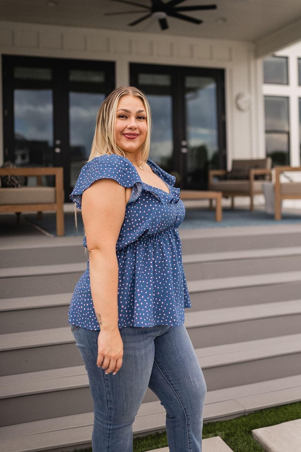 Connect the Dots Peplum Blouse - SwagglyLife Home & Fashion