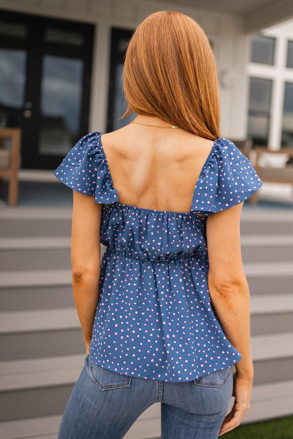 Connect the Dots Peplum Blouse - SwagglyLife Home & Fashion