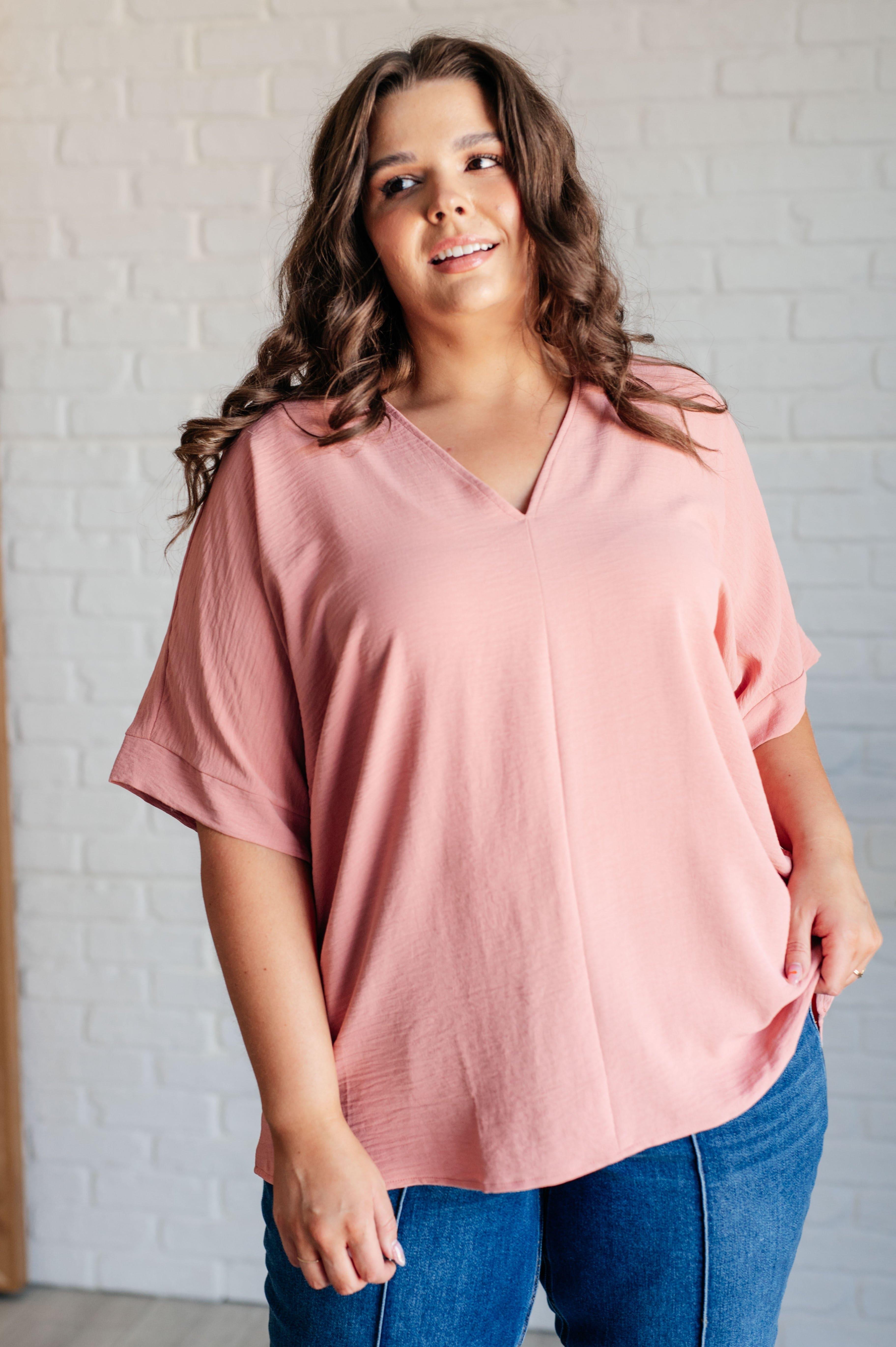 Contrary to Popular Belief V-Neck Blouse - SwagglyLife Home & Fashion