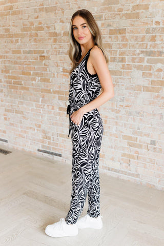 Cool Girl Filigree Jumpsuit - SwagglyLife Home & Fashion