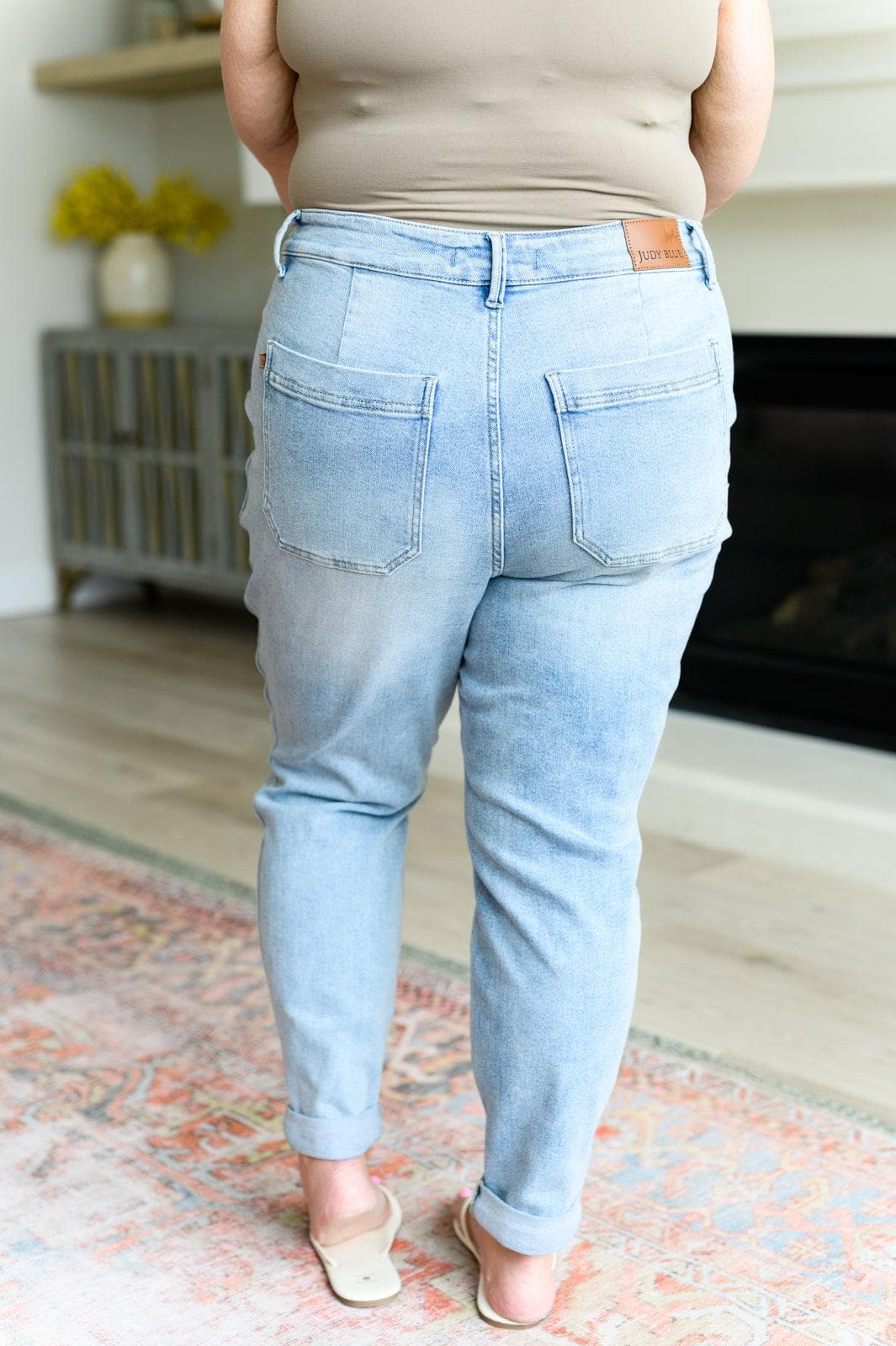 Cooper High Rise Vintage Denim Jogger - SwagglyLife Home & Fashion