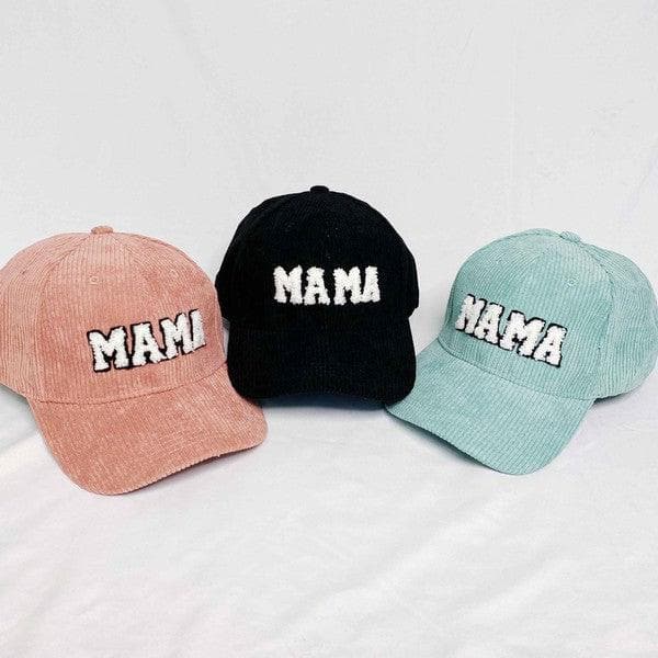 Corduroy MAMA Ball Cap, 4 Colors - SwagglyLife Home & Fashion