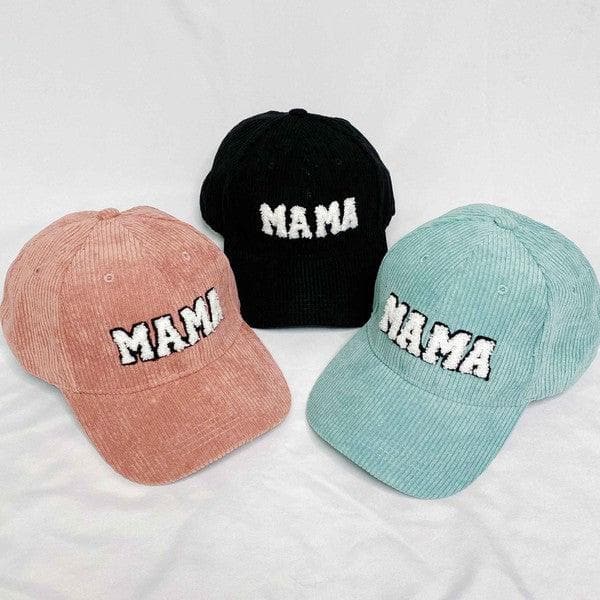 Corduroy MAMA Ball Cap, 4 Colors - SwagglyLife Home & Fashion