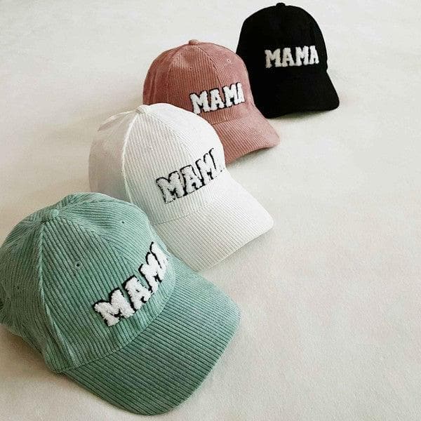 Corduroy MAMA Ball Cap, 4 Colors - SwagglyLife Home & Fashion