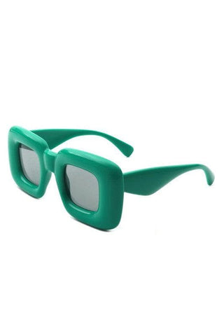 Cramilo Eyewear RAYNE - Y2K Square Inflated Chunky Retro Funny Sunglasses - SwagglyLife Home & Fashion