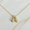 Crystal Bubble Initial Necklace - SwagglyLife Home & Fashion