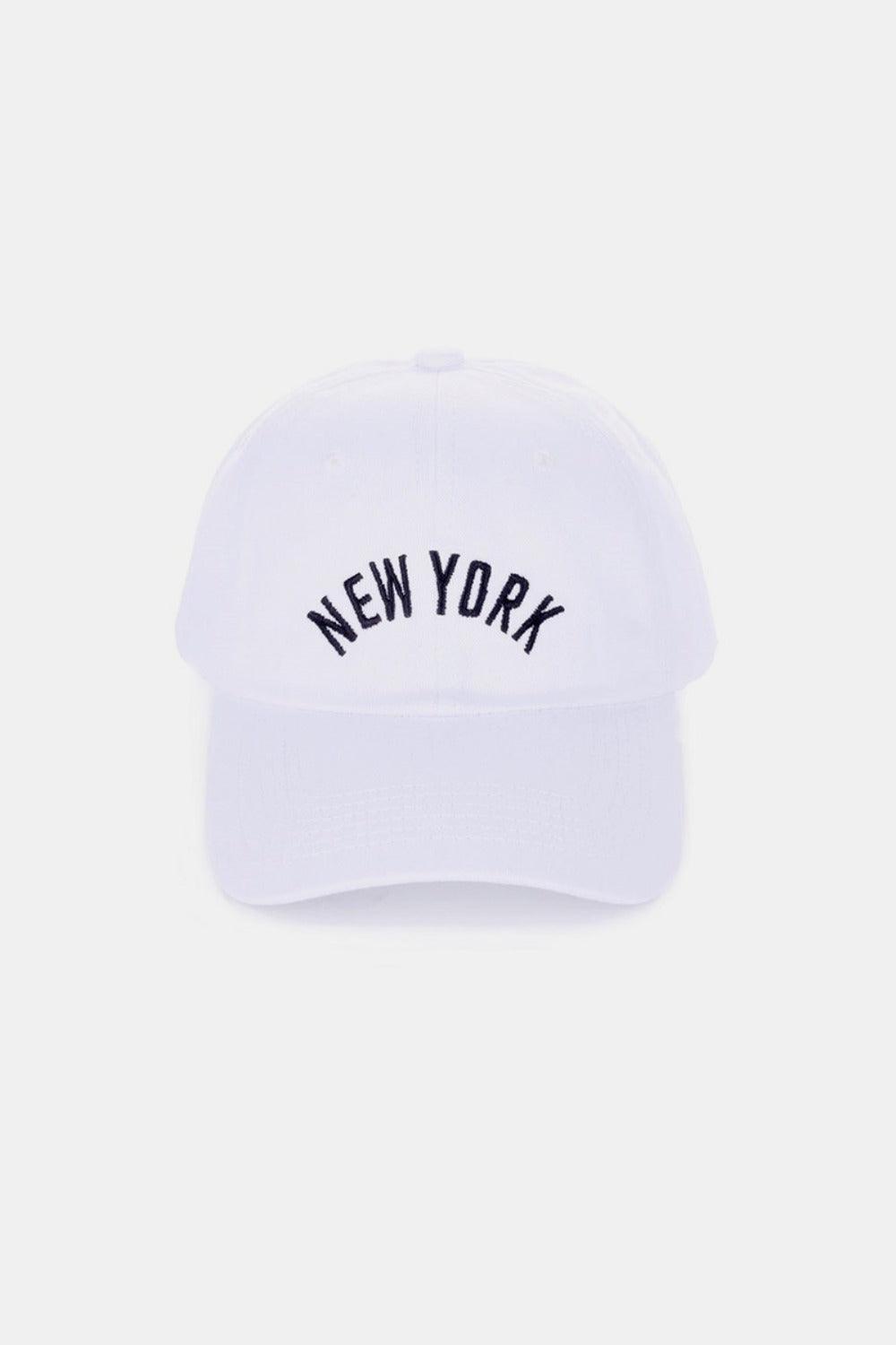 Zenana Embroidered City Baseball Cap