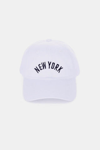 Zenana Embroidered City Baseball Cap