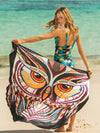 Seaside Cabana Printed Spaghetti Strap Cover Up - SwagglyLife Home & Fashion