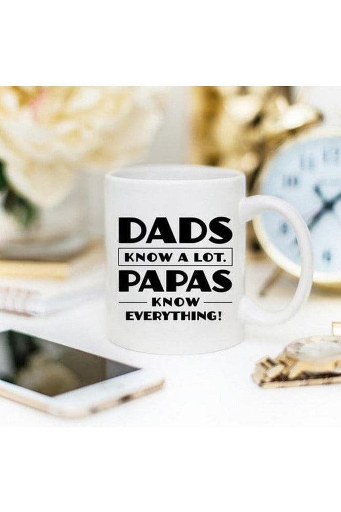 Dads Know A Lot. Papas Know Everything! Mug - SwagglyLife Home & Fashion