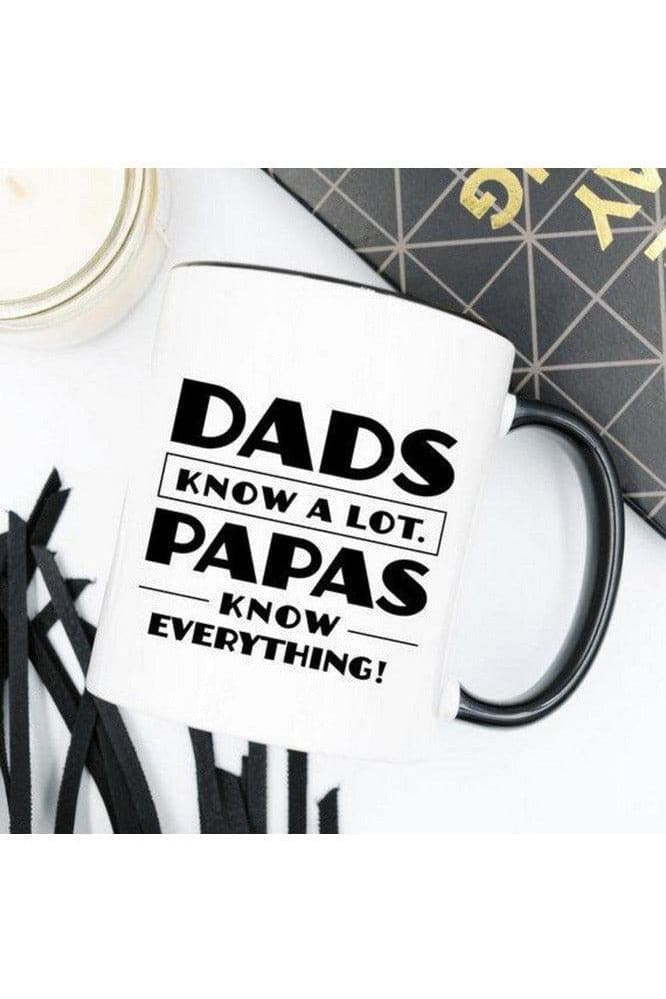 Dads Know A Lot. Papas Know Everything! Mug - SwagglyLife Home & Fashion