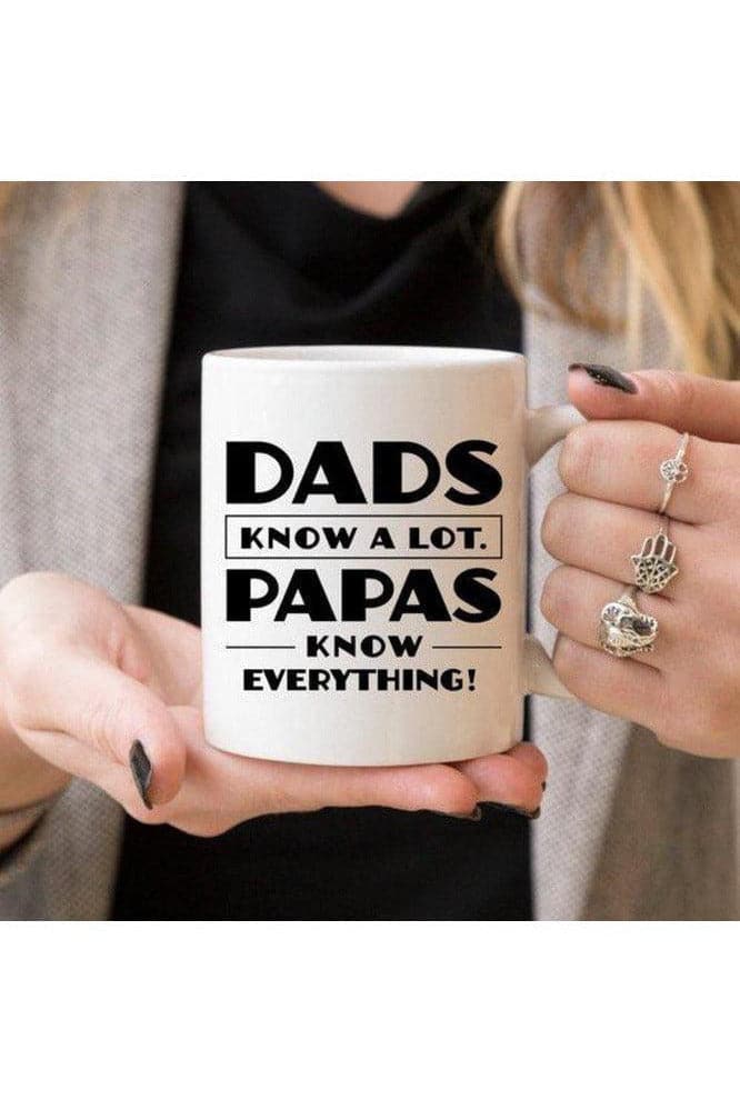 Dads Know A Lot. Papas Know Everything! Mug - SwagglyLife Home & Fashion