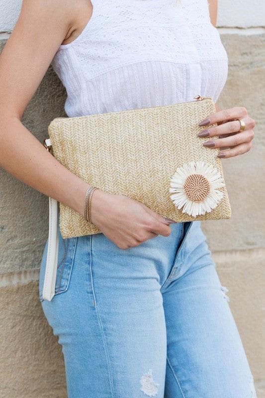 Daisy Wristlet Clutch - SwagglyLife Home & Fashion