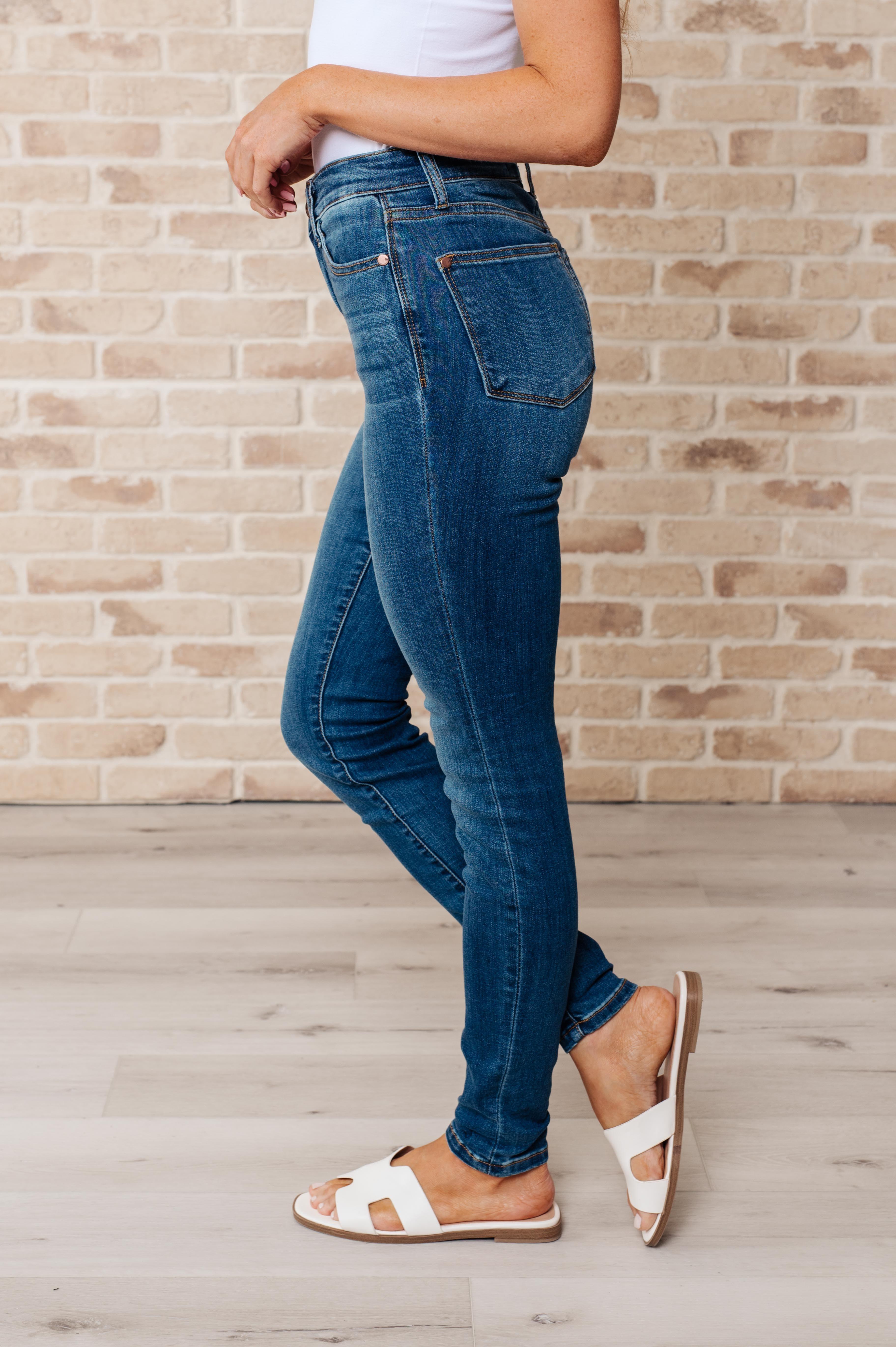 Daphne High Rise Skinny Jeans - SwagglyLife Home & Fashion