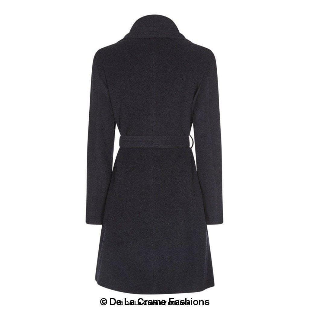 De La Creme Women's Wool Blend Large Lapel Duster Coat - SwagglyLife Home & Fashion