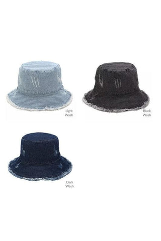 Denim Bucket Hat - SwagglyLife Home & Fashion