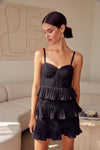 Do + Be Collection Tiered Lace Knitted Dress - SwagglyLife Home & Fashion