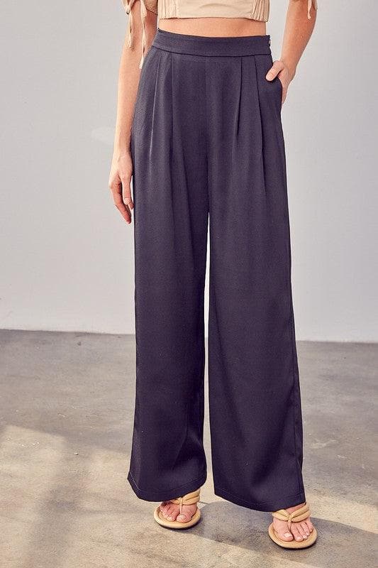 Do + Be Collection Wide Leg Pants - SwagglyLife Home & Fashion