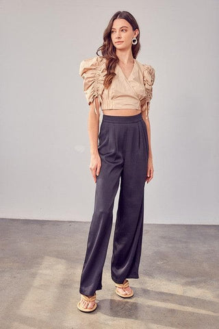 Do + Be Collection Wide Leg Pants - SwagglyLife Home & Fashion