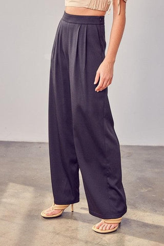 Do + Be Collection Wide Leg Pants - SwagglyLife Home & Fashion