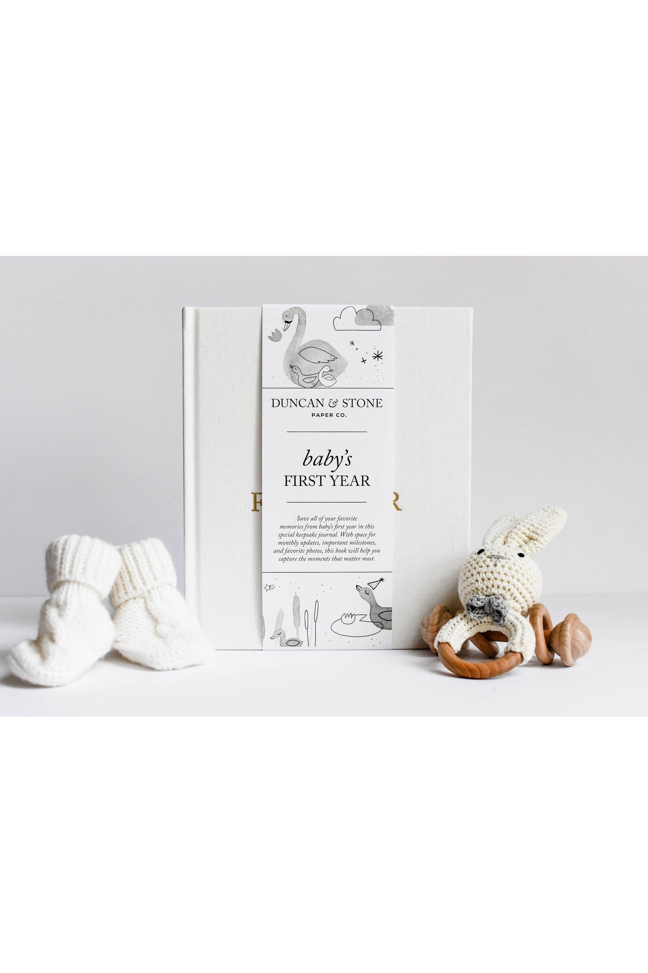 Duncan & Stone Baby's First Year Journal - SwagglyLife Home & Fashion