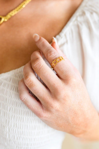 Endless Hearts Gold Ring - SwagglyLife Home & Fashion