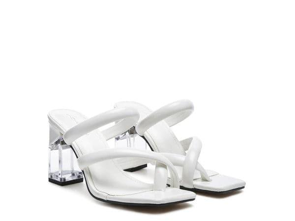 ERISED Clear Heel Toe Ring Slides - SwagglyLife Home & Fashion