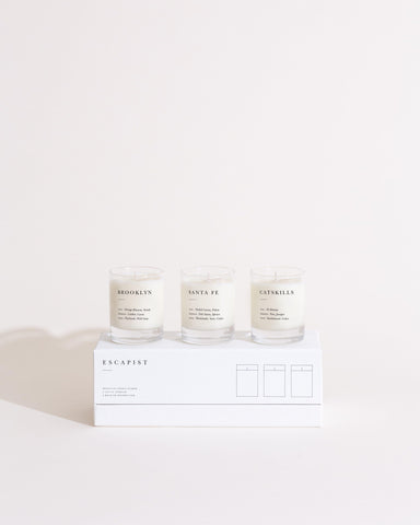 Brooklyn Candle Studio Escapist Mini Candle Set