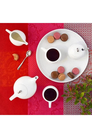 EVA 6-piece tea set - White porcelain - SwagglyLife Home & Fashion