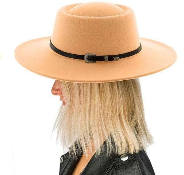 Fall In Montana Belted Hat - SwagglyLife Home & Fashion