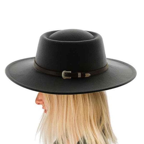 Fall In Montana Belted Hat - SwagglyLife Home & Fashion