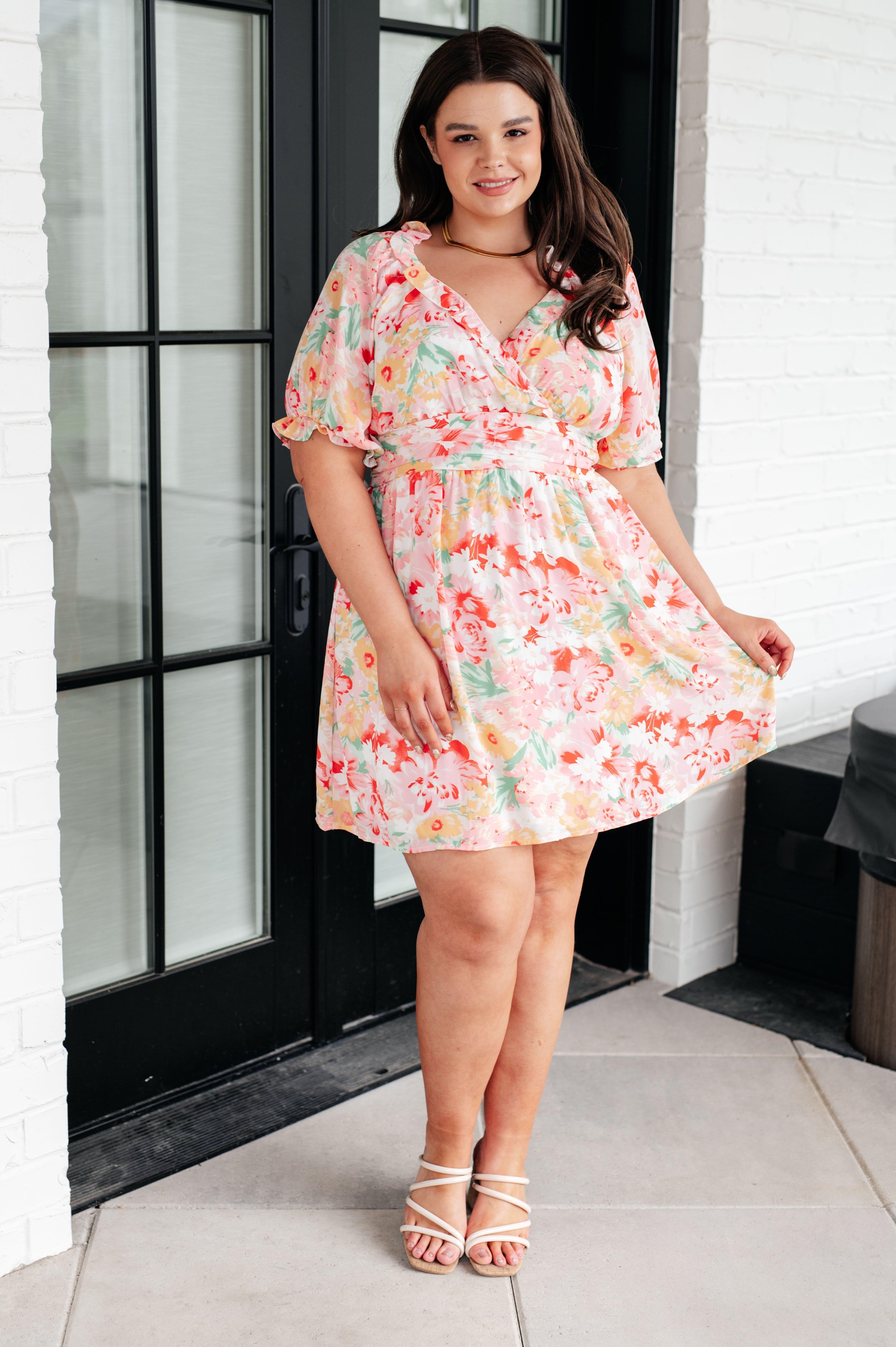 Fancy Free Floral Dress - SwagglyLife Home & Fashion