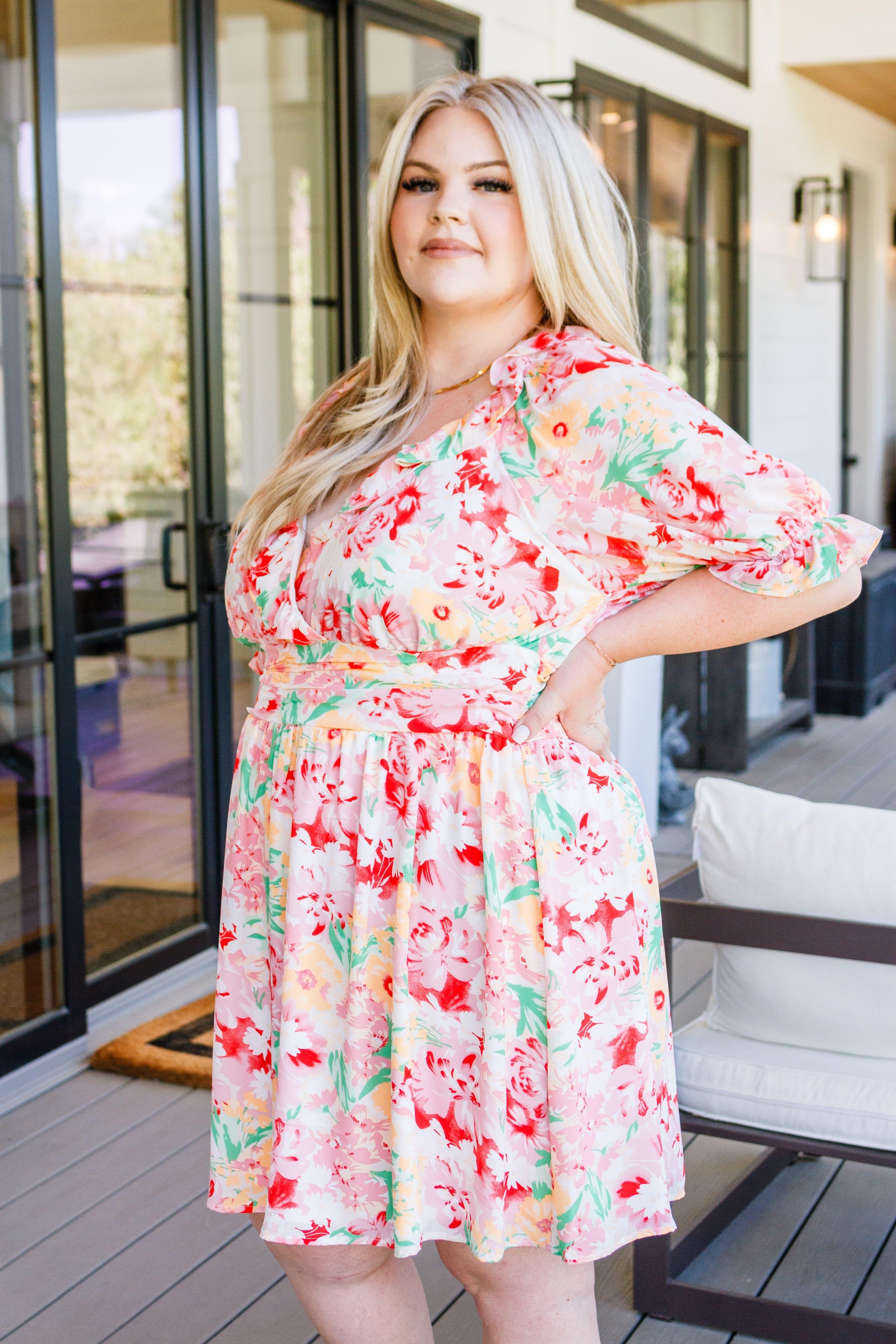 Fancy Free Floral Dress - SwagglyLife Home & Fashion