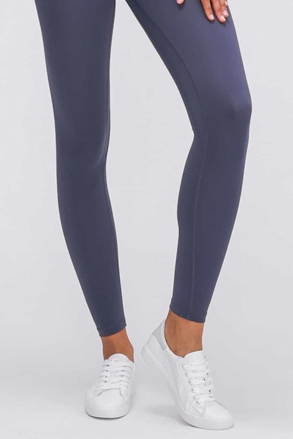 Feel-Like Skin Elastic Waistband Yoga Leggings - SwagglyLife Home & Fashion