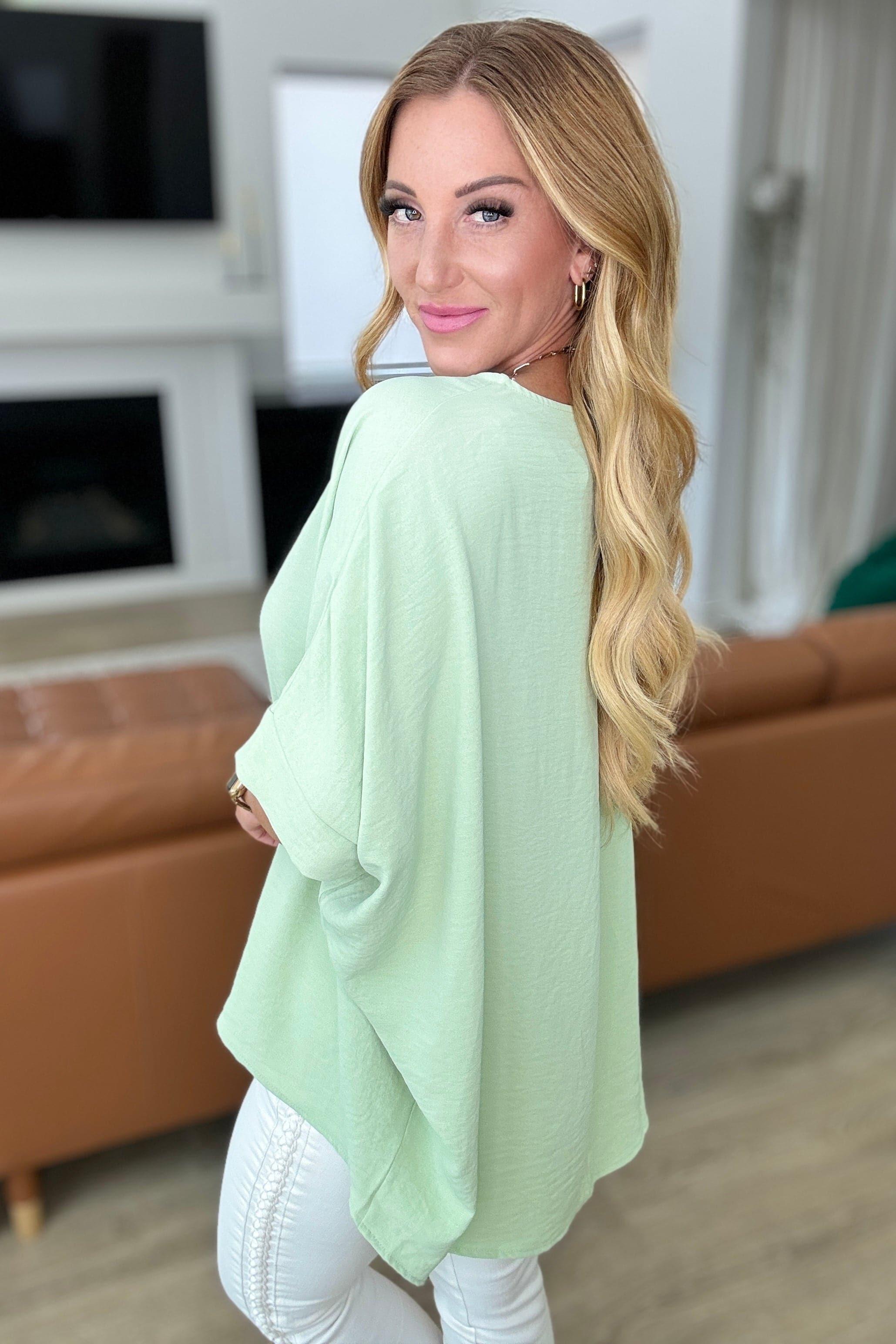 Feels Like Me Dolman Sleeve Top in Sage - SwagglyLife Home & Fashion