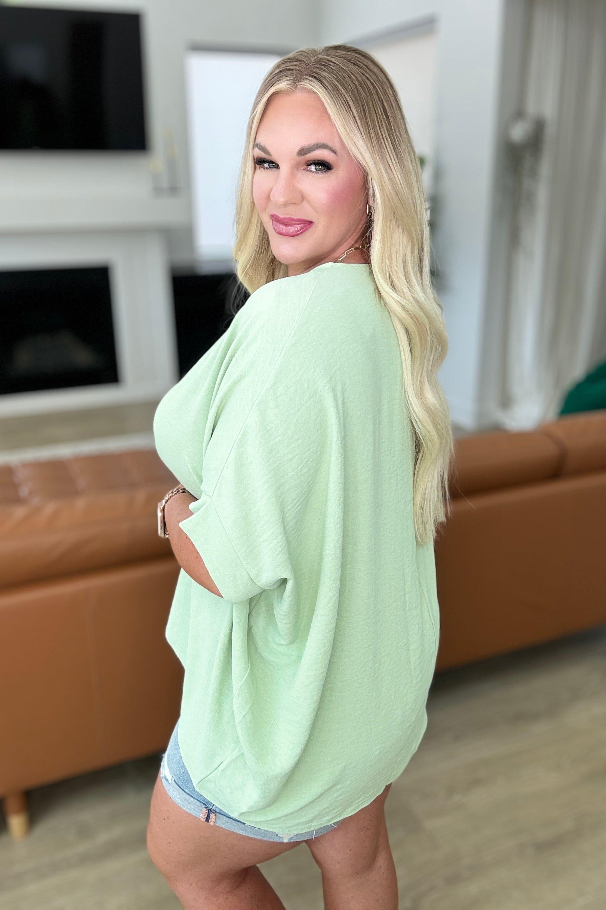Feels Like Me Dolman Sleeve Top in Sage - SwagglyLife Home & Fashion