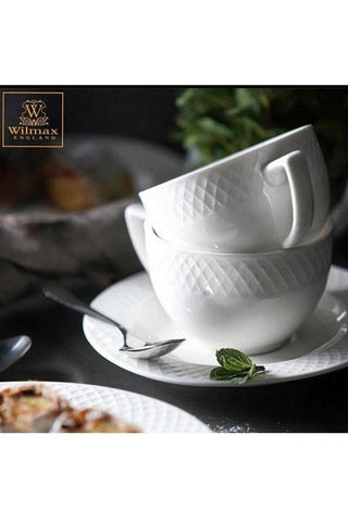 Fine Porcelain 12Pc Coffee Cup & Saucer Set - SwagglyLife Home & Fashion