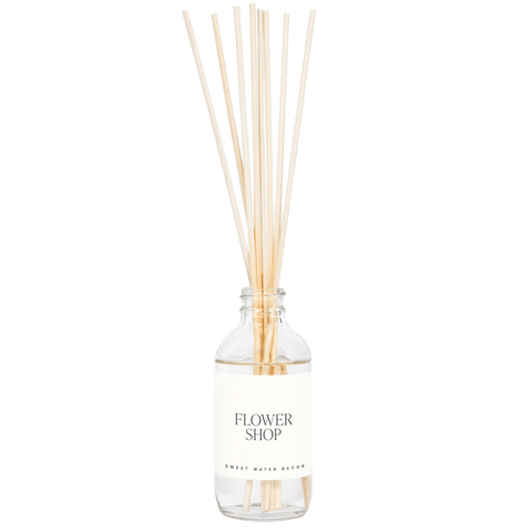 Flower Shop Clear Reed Diffuser - SwagglyLife Home & Fashion