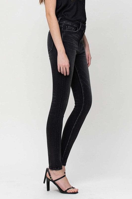 Flying Monkey Super Soft High Rise Skinny Jean - SwagglyLife Home & Fashion