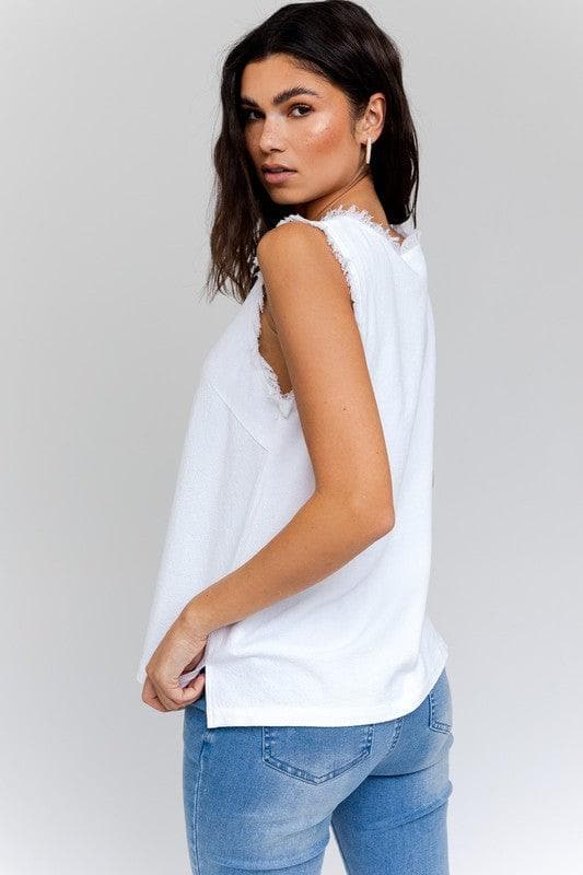 GILLI Edgy Frayed Top - SwagglyLife Home & Fashion