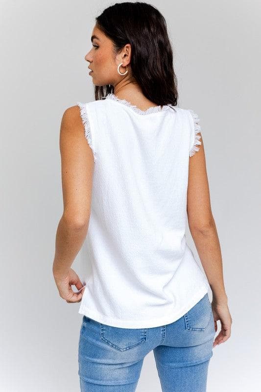 GILLI Edgy Frayed Top - SwagglyLife Home & Fashion