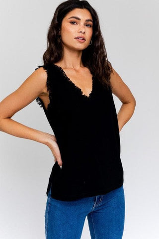 GILLI Edgy Frayed Top - SwagglyLife Home & Fashion