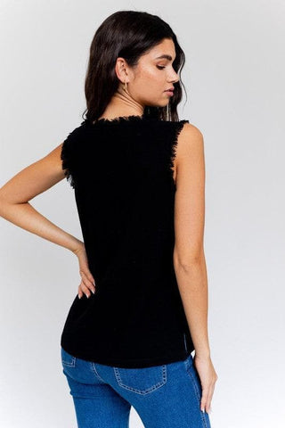 GILLI Edgy Frayed Top - SwagglyLife Home & Fashion