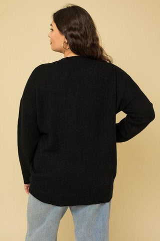 GILLI Plus Size Cheers Pullover Sweater - SwagglyLife Home & Fashion